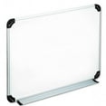 thumbnail image 1 of Universal  Dry Erase Board  Melamine  24 x 18  White  Black/Gray  Aluminum/Plastic Frame, 1 of 1