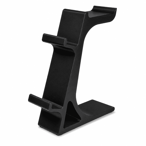 Universal Dual Controller Stand and Headset Holder Combo, 2-Tier Space-Saving Gaming Accessory Mount, Heavy Duty Desktop Organizer Stand Compatible with Xbox, PS5, Switch, and Gaming Headphones