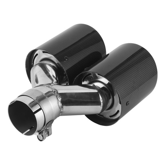 Universal Dual Pipe Exhaust Tip for Car Throat