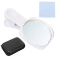 thumbnail image 1 of Universal Dustproof Cloth Smartphone With Storage Bag Back Rear Phone Camera Mirror Reflection Clip Kit Phone Reflection Clip Selfie Reflector Mirrors WHITE, 1 of 8