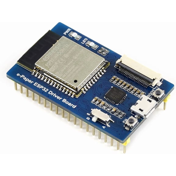 Universal E-Paper Driver Board Onboard ESP32 Supports Various SPI Interface in E-Paper Raw Panels Refreshing Image Via WiFi or Bluetooth
