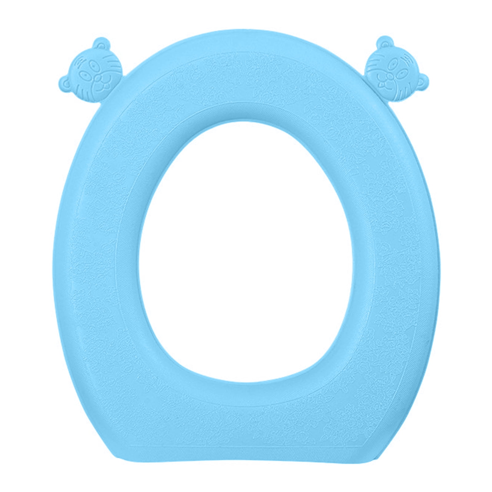 Universal EVA Sticky Cartoon Tiger Head Toilet Seat Pad Keep Warm