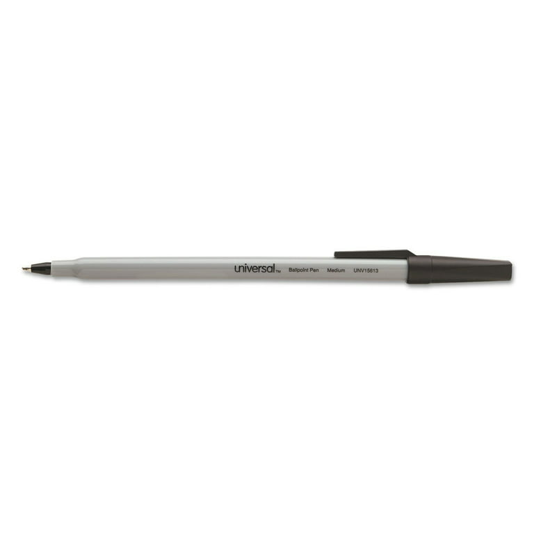Water-Resistant Ink Porous Point Pen, Stick, Fine 0.4 mm, Black Ink, Black  Barrel, 4/Pack - BOSS Office and Computer Products