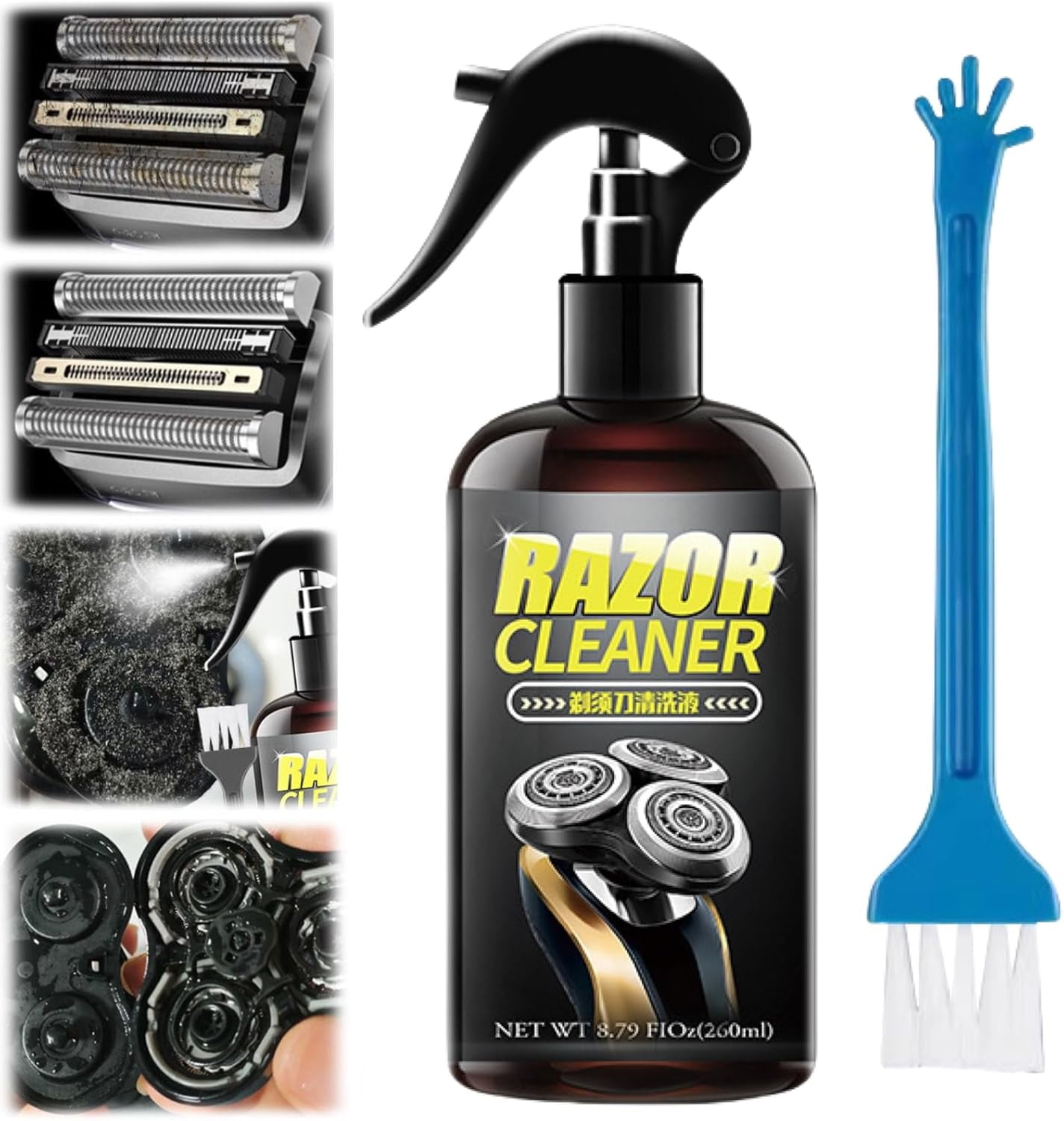 Universal Efficient Electric Razor Cleaner Spray, Electric Shaver ...