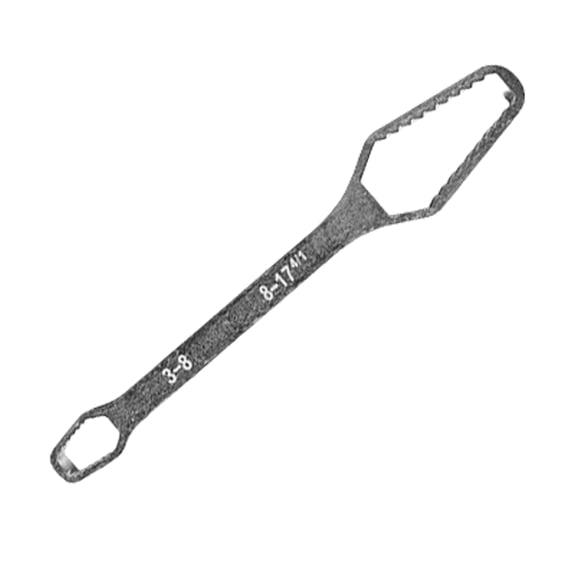 Universal Efficient Wrench 8-17mm Automatic Tightening Adjustable Double Head Spanner for Mechanical & Automotive Repair