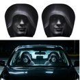 thumbnail image 1 of Universal Elastic Car Headrest Covers 2 Pack, Ghost Face Auto Seat Protector with Upgraded Snug Fit, Soft Breathable Polyester Holiday Vehicle Interior Decor Accessories for Cars, 1 of 4