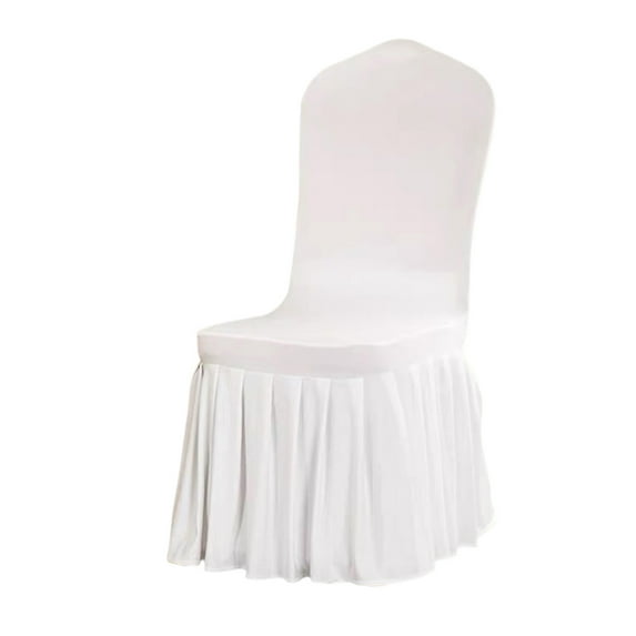 Universal Elastic Dining Chair Cover, Stretchy Polyester Seat Protector for Home & Office, Machine Washable Half Round Cushion with Durable Design, Secure Fit and Elegant Style