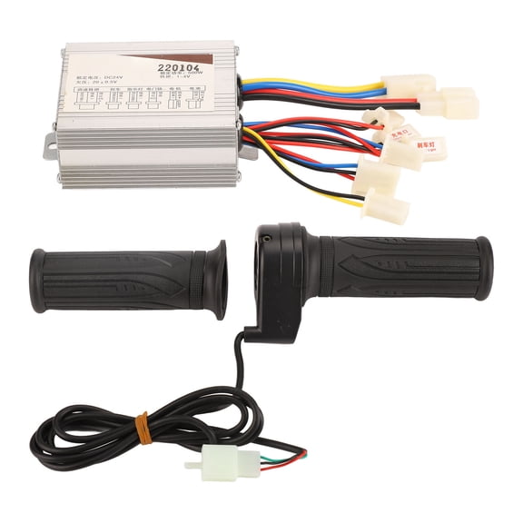 Universal Electric Bike Motor Controller Set,  Aluminum Alloy Shell, 500W, <span Style="background:red"></span> Grip Throttle