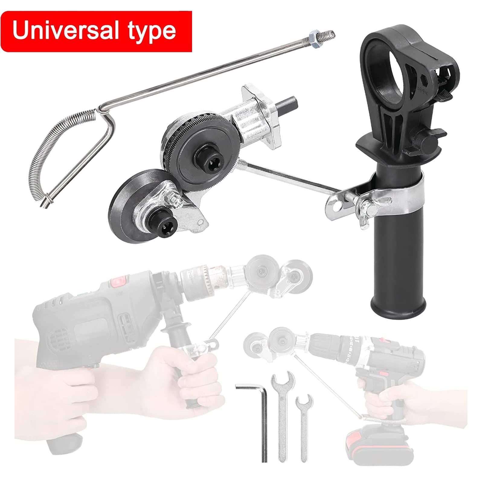 Universal Electric Drill Shear Plate Cutter Attachment Metal Sheet