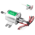 thumbnail image 1 of Universal Electric Fuel Pump Kit 12V 24V 8mm Low Pressure 3-6 PSI HEP-02A 6.56 FT 5/16" ID Inline Gas Diesel Fuel Transfer Pump for Carburetor Car Truck Lawn Mower Boats, 1 of 8