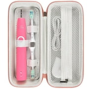 Universal Electric Toothbrush Case - Fits Most Brands, Compatible with Sonicare ProtectiveClean - Rose Gold