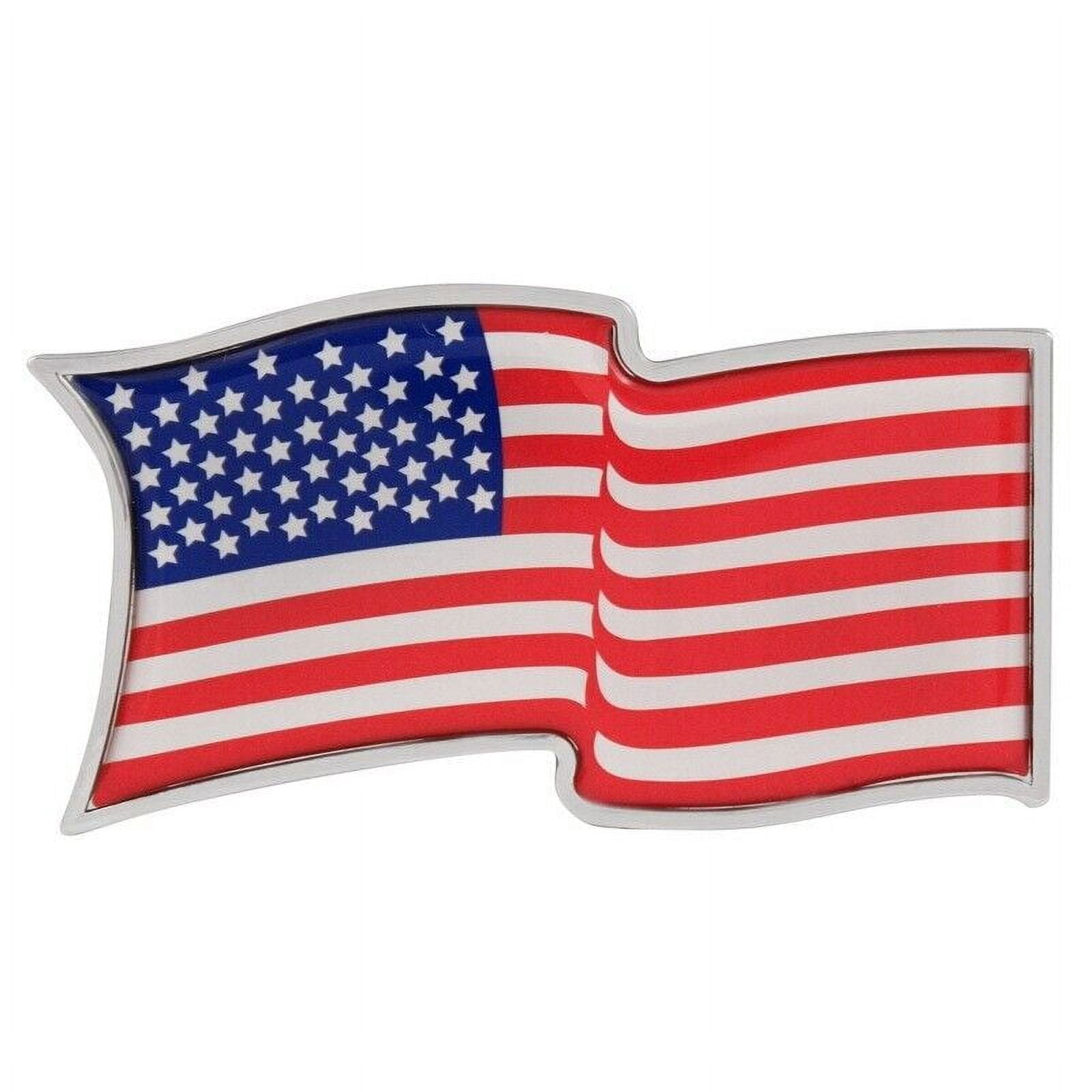 Universal Emblem Badge Decal Sticker USA America Flag 3