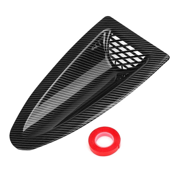 Universal Engine Hood Vent Louvers Air Scoop Bonnet Vent Air Intake Cover Car Parts Car Front Vent Carbon Look