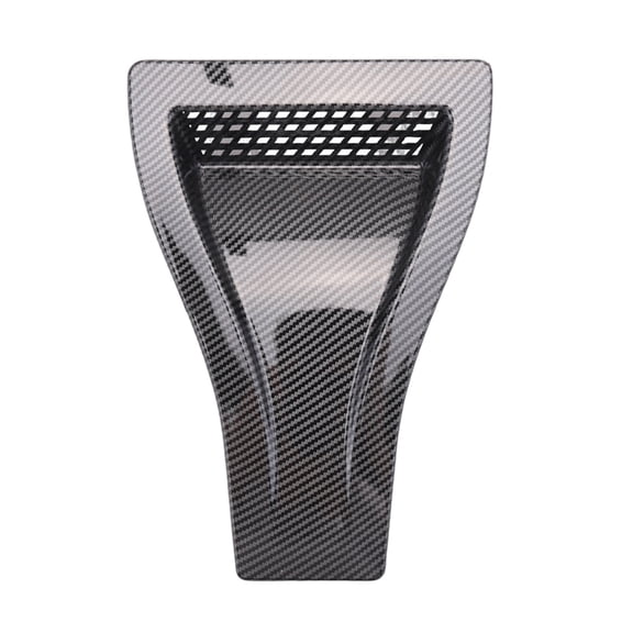 Universal Engine Hood Vent Louvers Air Scoop Bonnet Vent Air Intake Cover Carbon Look Car Parts Car Front Vent
