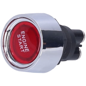 Universal Engine Ignition Start Stop Push Button Switch 12V 50A Heavy Duty Starter Kit for Dirt Bike Car RVs, Red (0.87 inches / 22 mm)