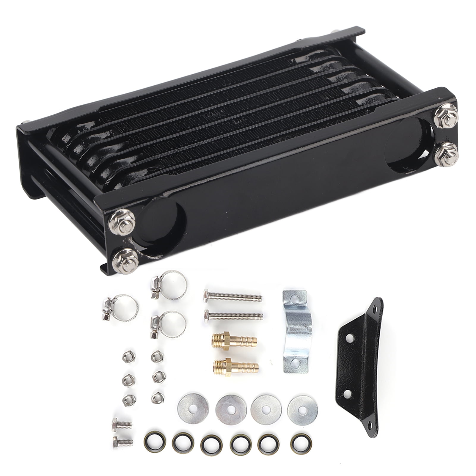Universal Engine Oil Cooler Radiator Fit for 100-250CC Dirt Bike, ATV ...