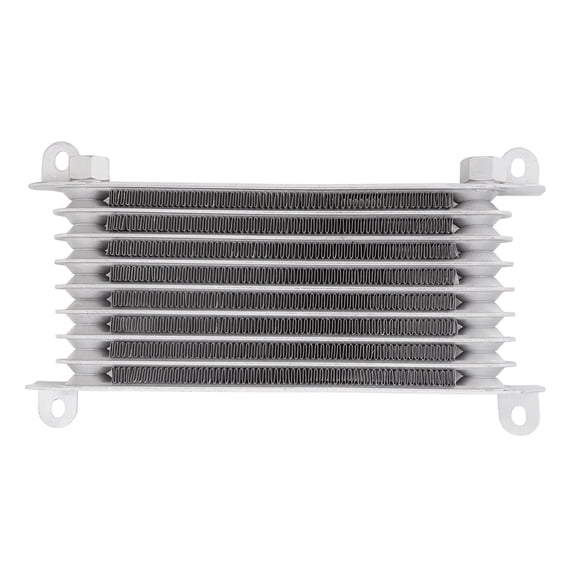 Universal Engine Oil Cooler for 50CC-250CC Motorcycles Dirt Bikes and ATVs - Aluminum Radiator Silver