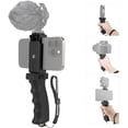 thumbnail image 1 of Universal Ergonomic Anti-F Mobile Phone Smartphone Handle Stabilizer Mount Rig Portable Selfie Stick Tripod Handheld Vlogging Monopod for 60-85mm Wide iPhone Samsung Android, 1 of 3