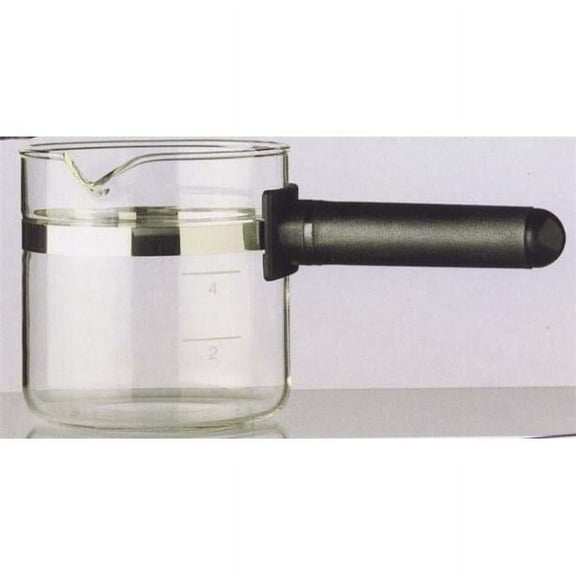 Universal Espresso Replacement Carafe with Black Handle