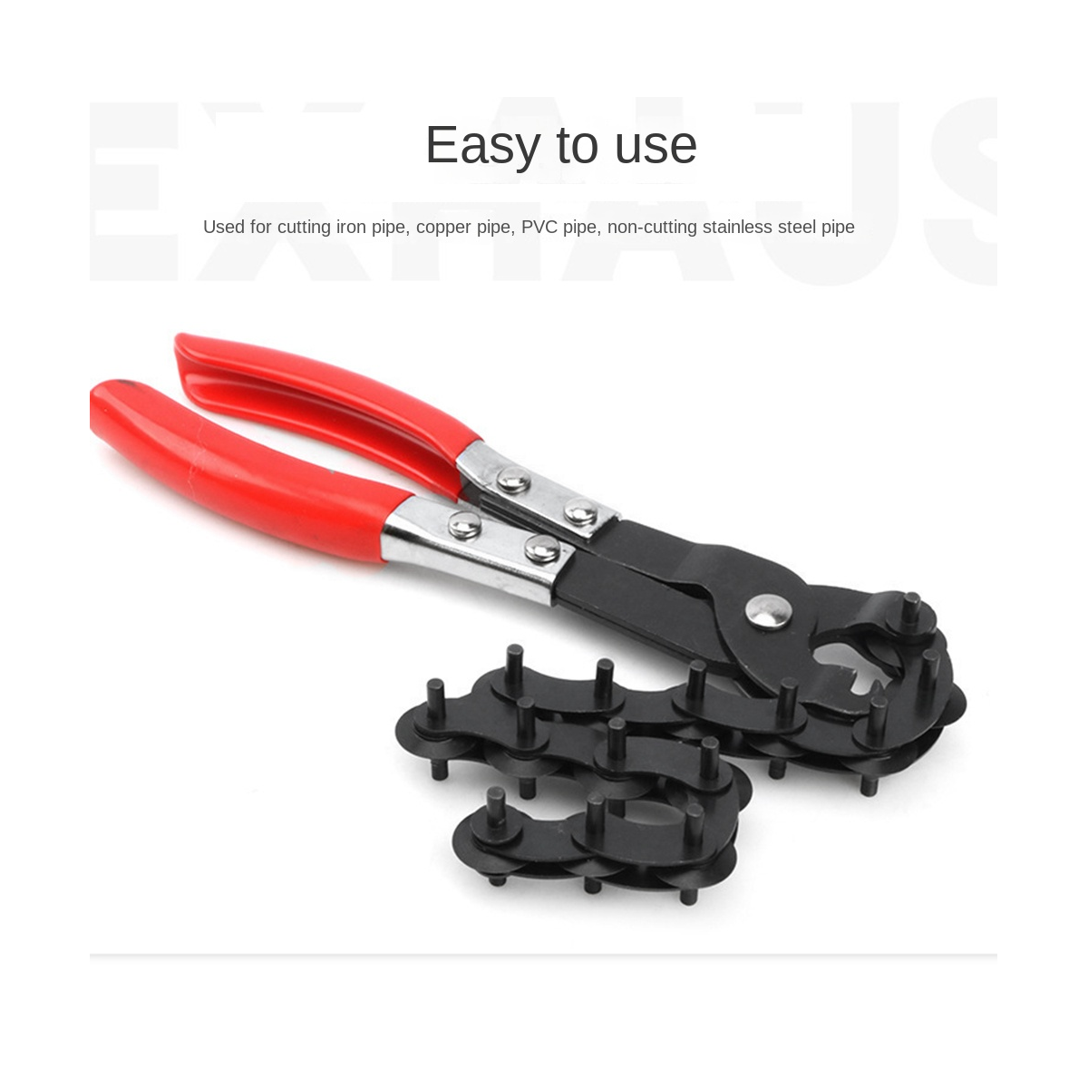 Universal Exhaust Tail Pipe Steel Copper Tubing Cutter Cutting Chain