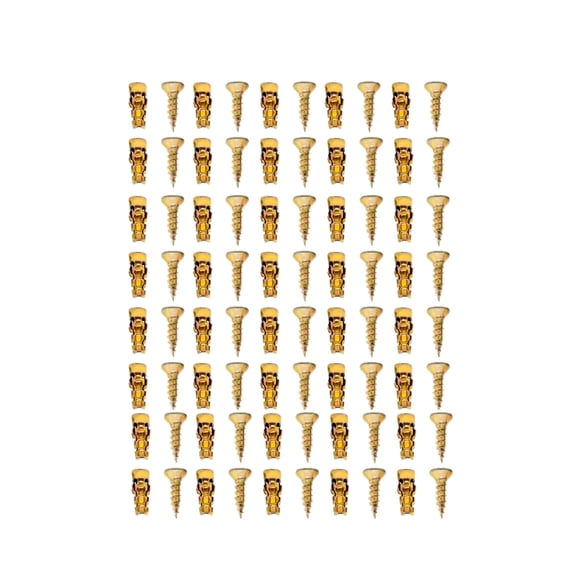Universal Expansion Screw Clips Set, Expansion Anchors, Heavy Duty Cabinet Hinge Repair Screws Set, Stripped Thread Restoration Fasteners for Door Hardware 40 expansion screws + 40nuts