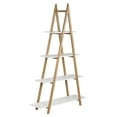 thumbnail image 1 of Universal Expert Abacus A-Frame Ladder Bookshelf, Oak and White, 1 of 3