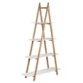 thumbnail image 1 of Universal Expert Abacus Ladder Bookshelf Modern Oak and White, 1 of 7