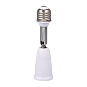 Universal Extended Lamp Head/ Light Socket Extender 4.9 Inch Extension Light Bul Socket Adapter Adjustable 90  Right Angle Lamp Holder