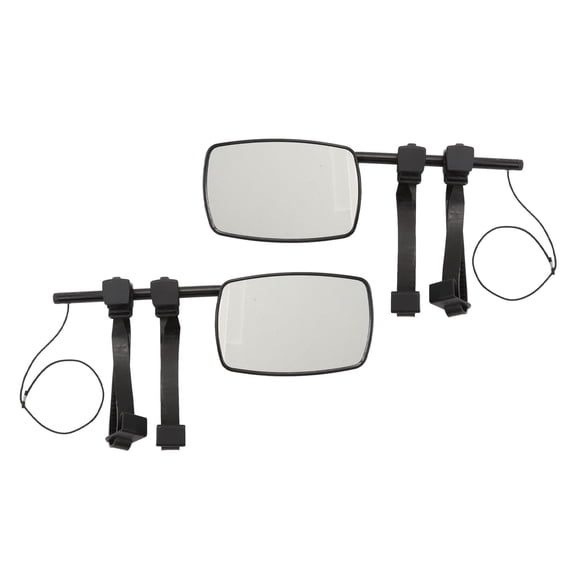 Universal Extension Towing Mirror Extenders 360 Degree Adjustable Clip On Trailer Mirrors Pair for Car Truck RV SUV, 16.5 Inches / 42.0 cm Length