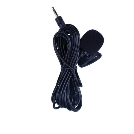 Car Audio Receiver DVD Stereo External Microphone 35mm Compatible for Vehicle Sound Systems