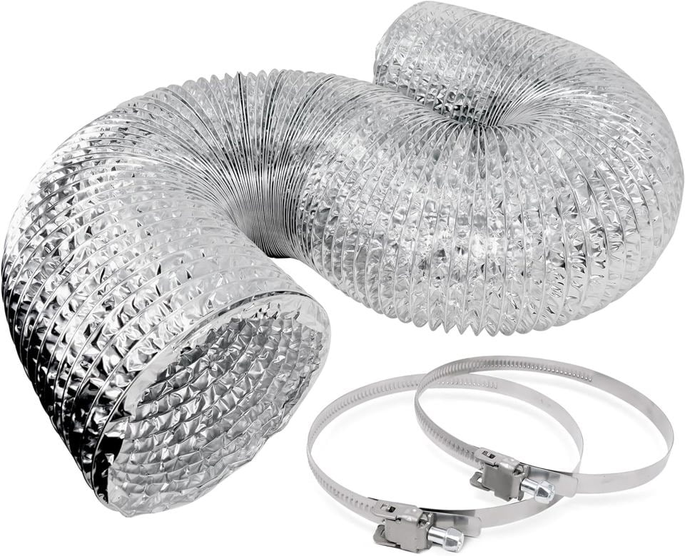 Universal FAFVDL Dryer Ft Flexible Aluminum Foil Vent Duct Line ...