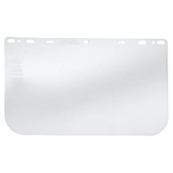 Universal Faceshield, Uncoated, Clear, Polycarbonate, 16 in L x 8 in | Bundle of 5 Each