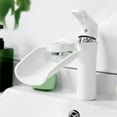 thumbnail image 1 of Universal Faucet Extender Hand Wash Extension Tool Splash Proof Sink Accessory with Tool Free Installation for Faucets White, 1 of 8