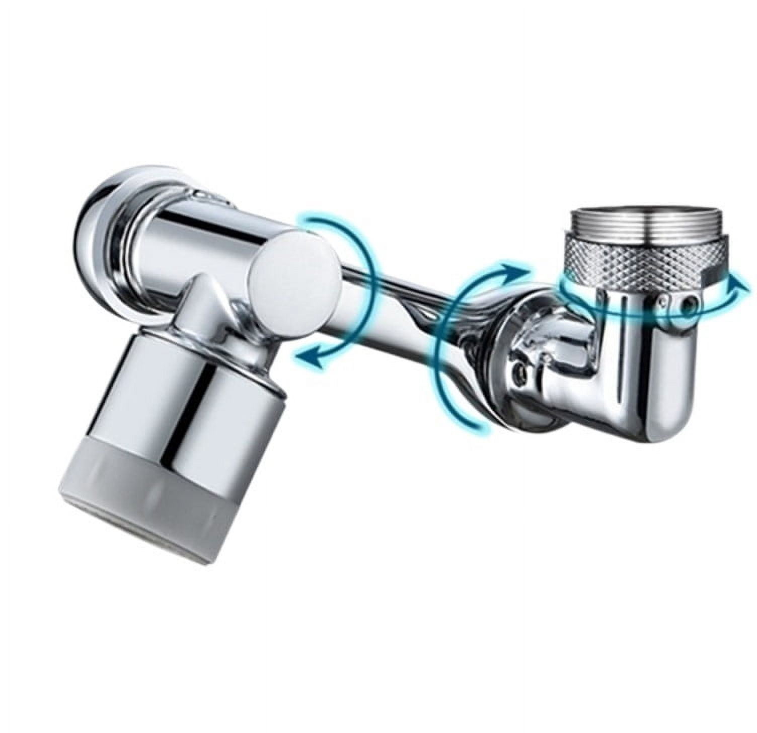 Universal Faucet Extenders Aerator Washbasin Tap Extension Splash Filter Bubbler Nozzle Robotic Arm Kitchen Tap Extender ,Easy to Use