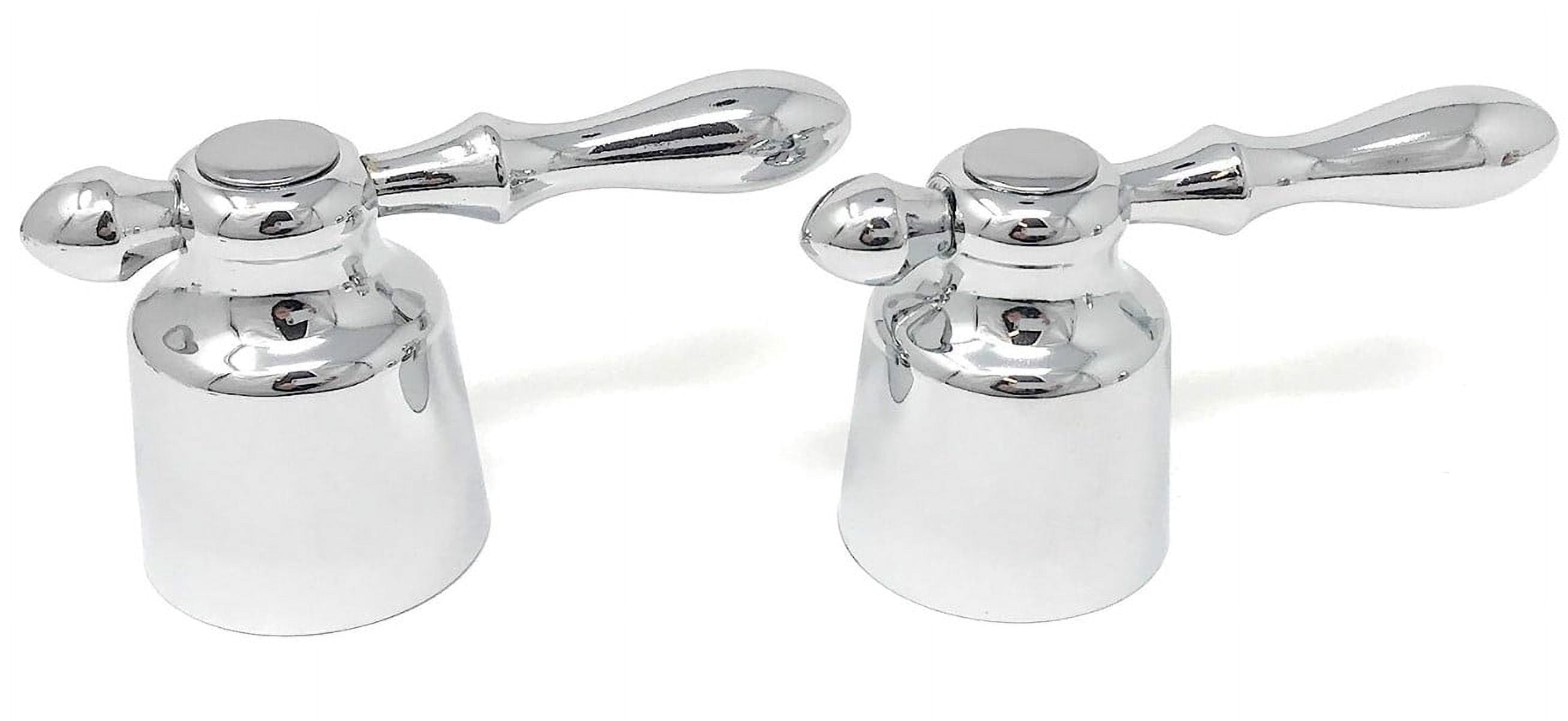 Shower Handle Labels Madol, 2 Piece Faucet Handle Kit, Chrome Finish, Universal Fit ...