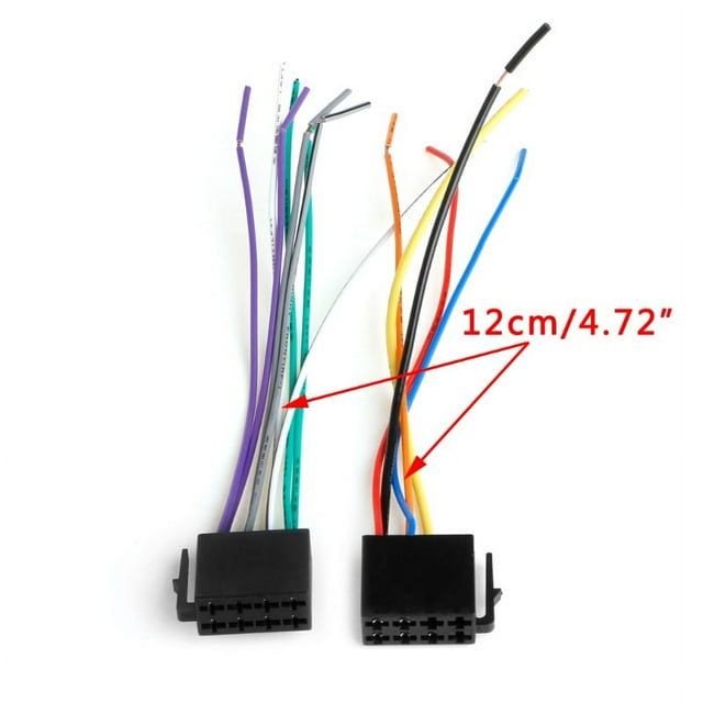 Universal Female ISO Wiring Harness Car Radio Adaptor Connector Wire