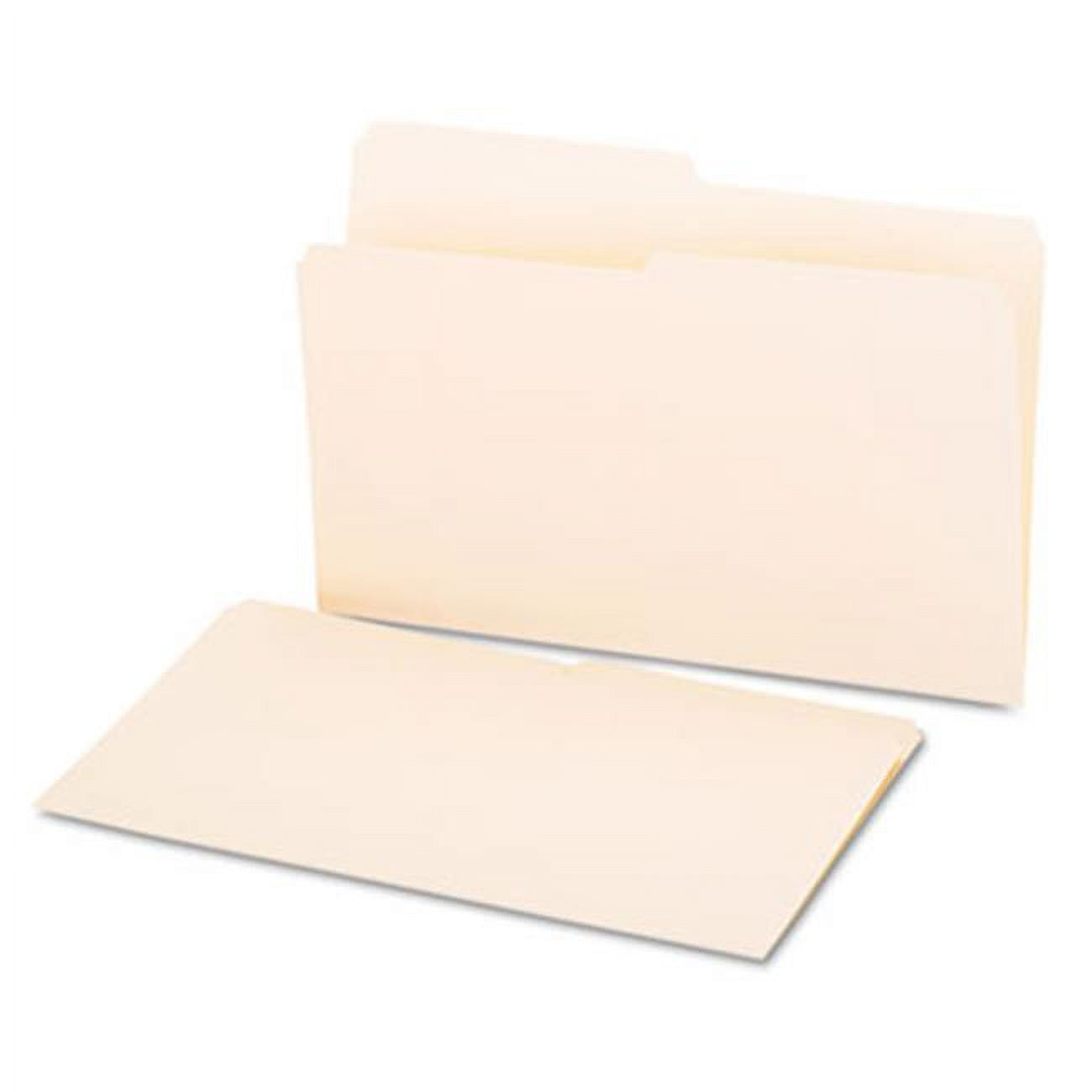 Universal  File Folders  1/2 Cut  One-Ply Top Tab  Legal  Manila  100/Box
