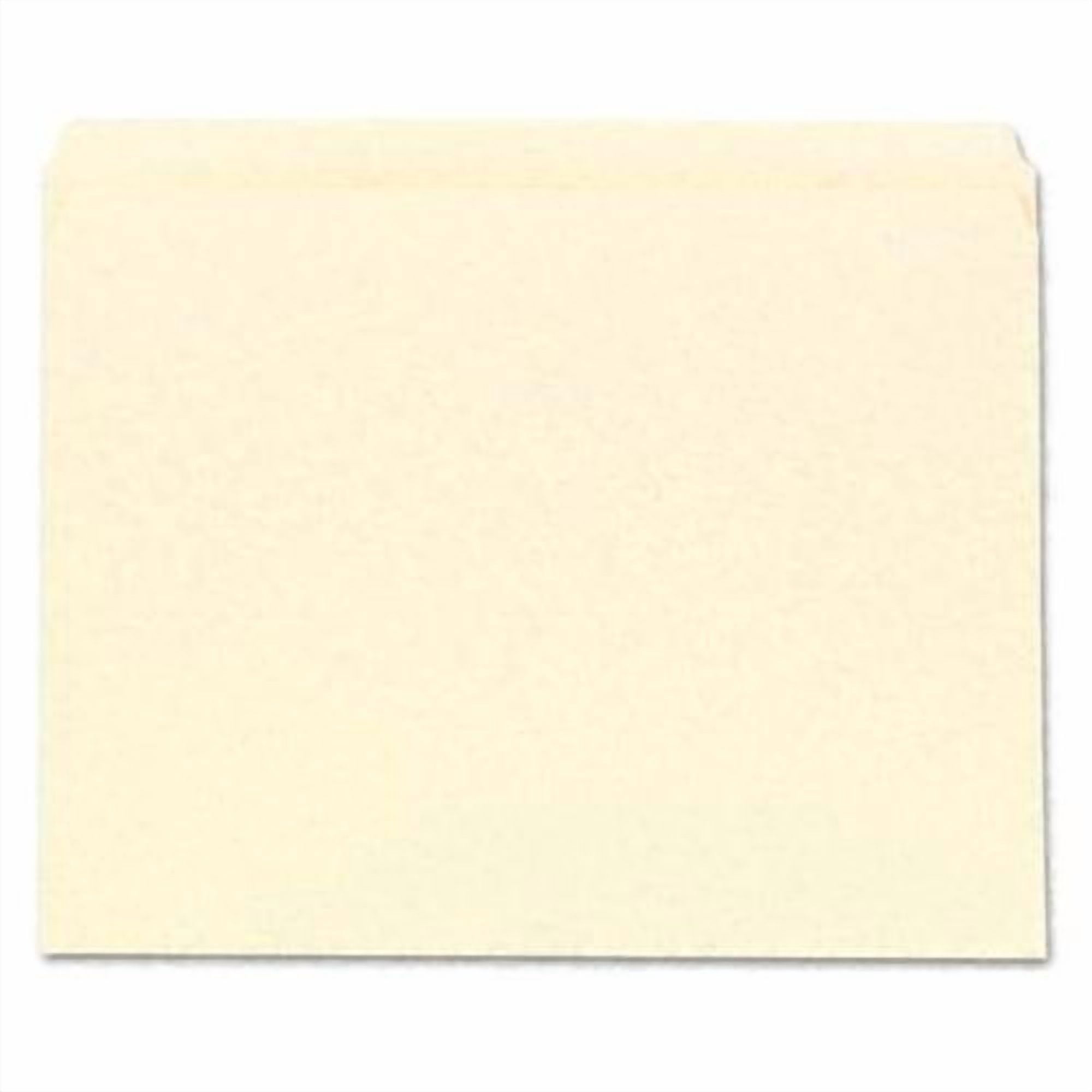 Universal File Folders, Straight Cut, One-Ply Top Tab, Letter, Manila, 100/Box -UNV12110