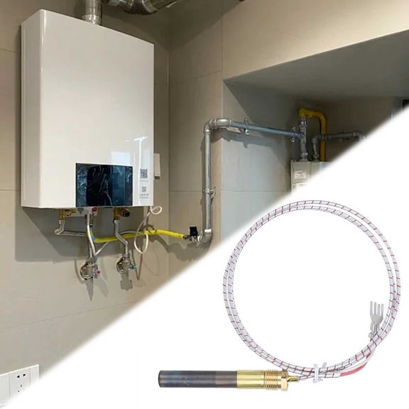 Universal 3543 Inch Fireplace Thermopile Replacement Sensor Compatible with Water Heaters and Various Home Appliances