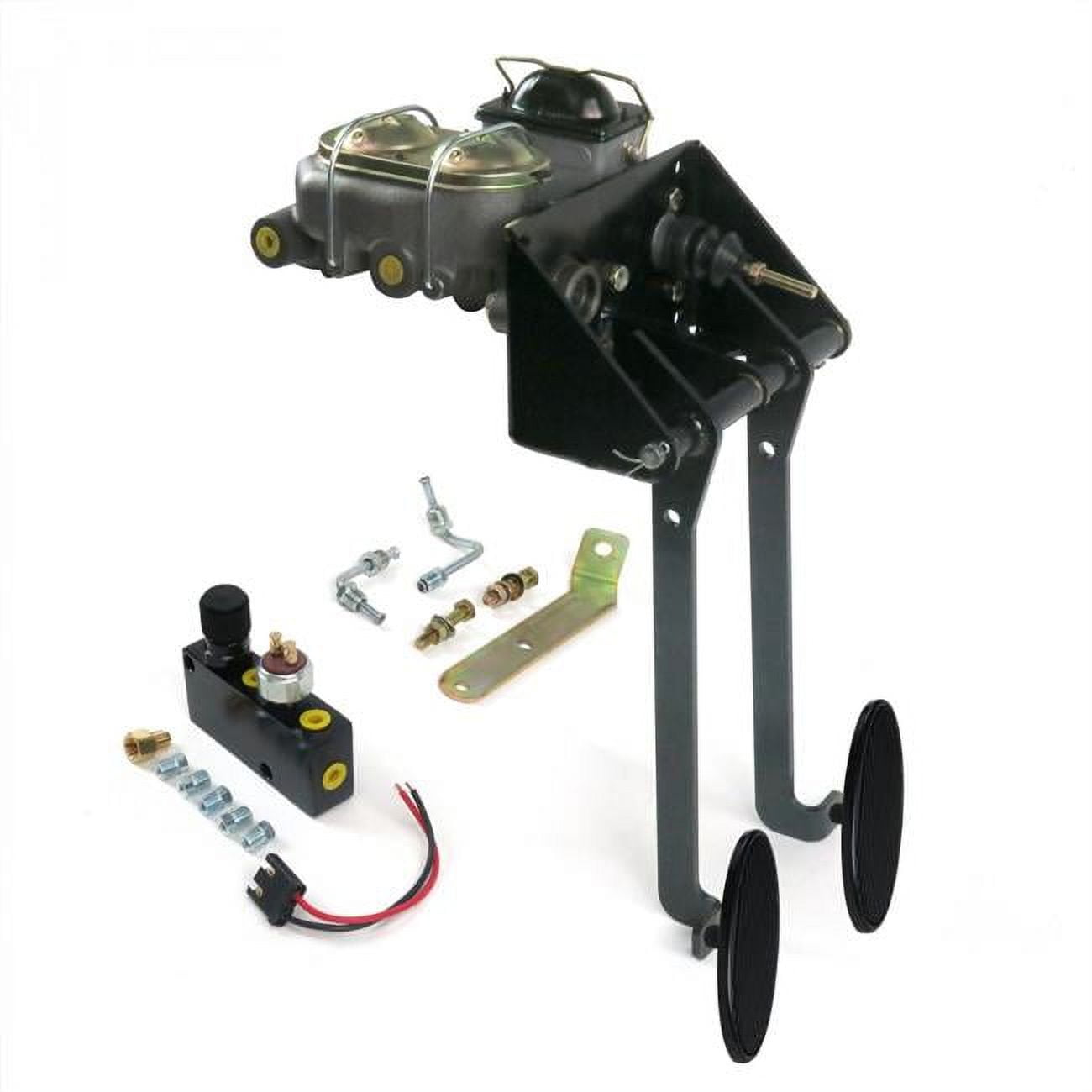 Universal Firewall Manual Brake Dual Pedal Kit Adjustable Disc & Disc ...