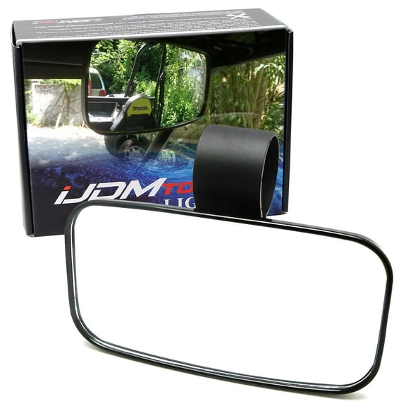 Universal Fit 1 to 2 inch Round Roll Bar Clamp Mount Convex Inside Center Rearview Mirror For Polaris Yamaha Honda Can-Am Arctic Cat Kawasaki CFMOTO ATV UTV