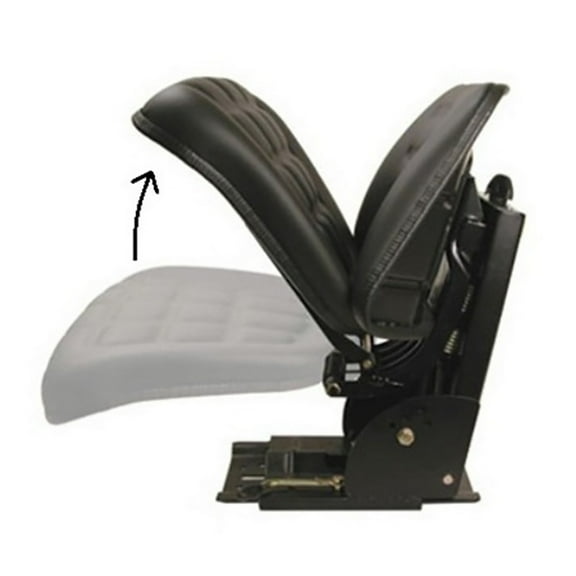RAParts Universal Fit AC Fits JD Fits Case IH MF Fits Ford NH Tractor Seat w/ Base & Full Suspension