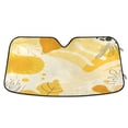 thumbnail image 1 of Universal Fit Accordion Auto Sunshade Windshield Sunshade 55'' x 27.6'' Abstract Summer Background, 1 of 8