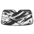 thumbnail image 1 of Universal Fit Accordion Auto Sunshade Windshield Sunshade 57'' x 31.5'' Abstract Brush Strokes, 1 of 8
