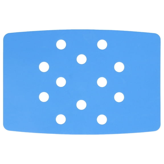 Universal Fit Bath Bench Mat, Non Slip Shower Chair Cushion With Adhesive Backing, Waterproof, Soft Foam Pad, Enhanced Airflow For Quick Drying, Suitable For Elderly (Blue)