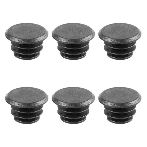 Universal Fit Bike Handlebar End Caps 6-Piece Set ABS Material Lightweight Dust Protection