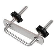 Universal Plated U Bolt Clamp for Car Roof Rack Crossbar Clip, Secure Rooftop Mounting Accessory