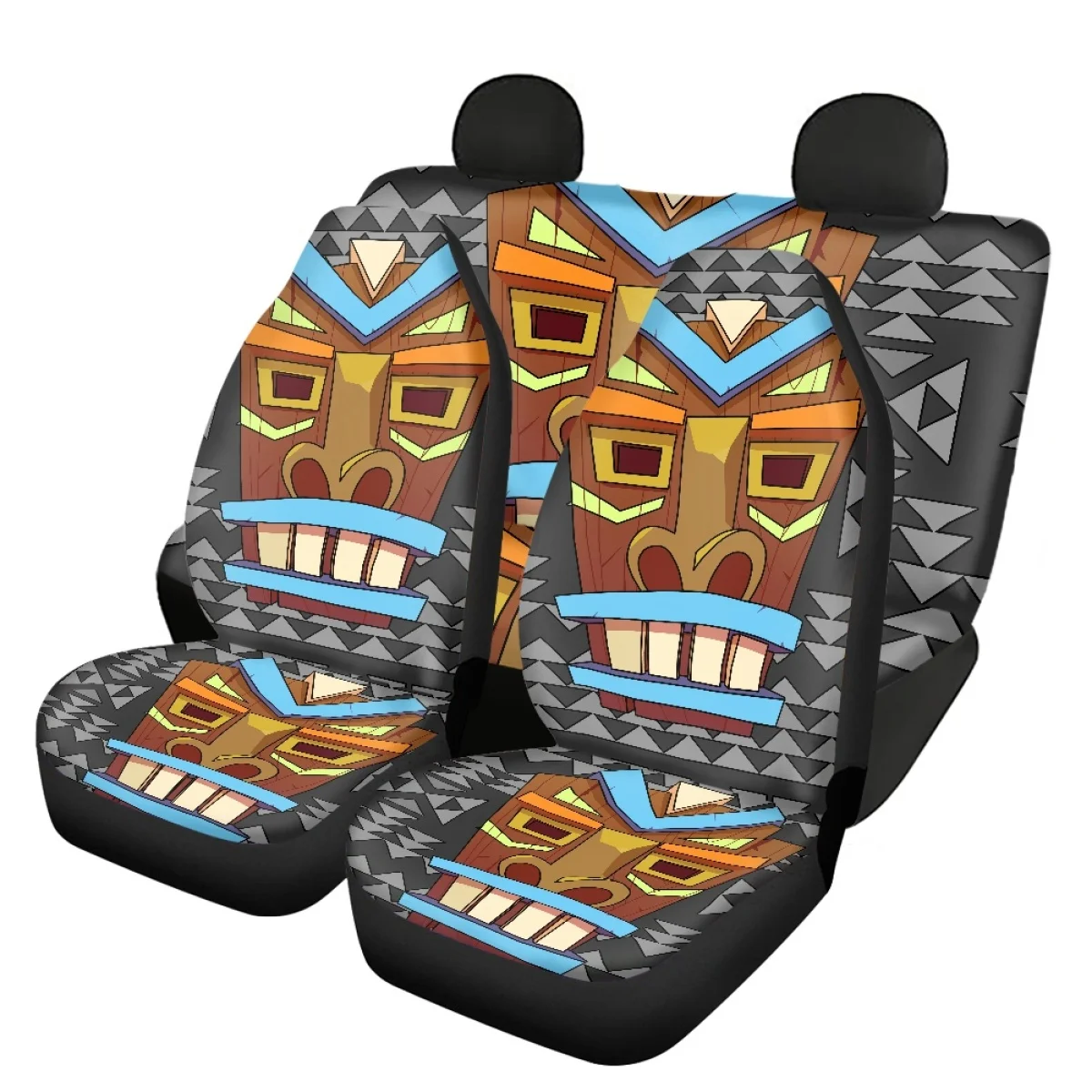 Pattern Print Totem Universal Fit Car Seat Covers