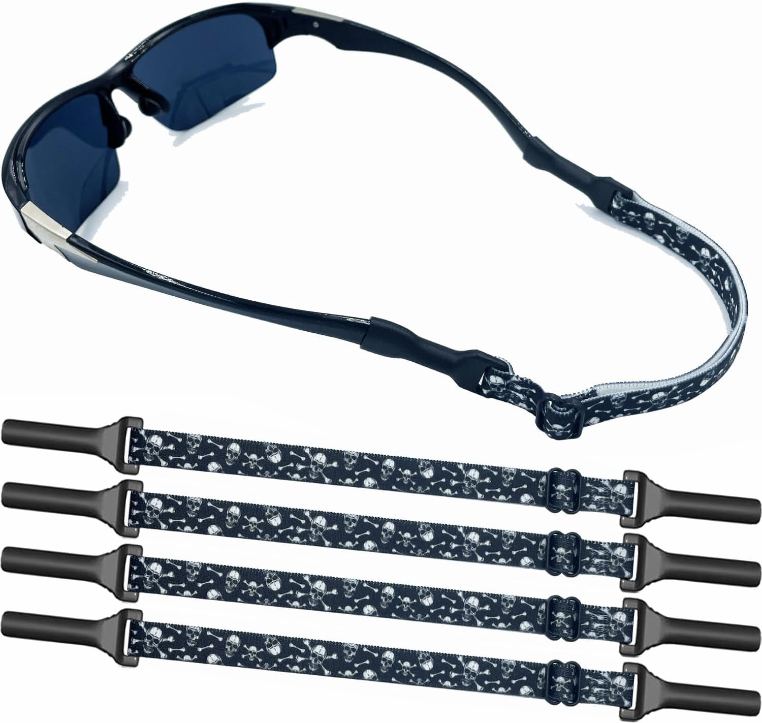 Retaining Rope Universal Fit Eyeglass Strap, Adjustable Rope Retainer for Sunglasses ...