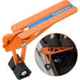 thumbnail image 1 of Universal Fit Foldable Car Door Step Dual Foot Stand Vehicle Rooftop Access Pedal for Car SUV Truck Orange, 1 of 7